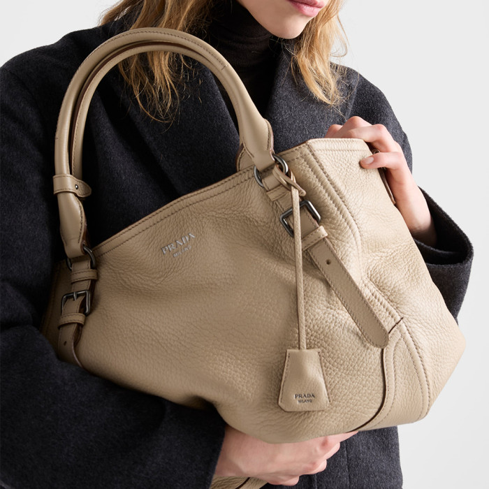 NIGO PRADA Large Leather Tote Bag #nigo335977