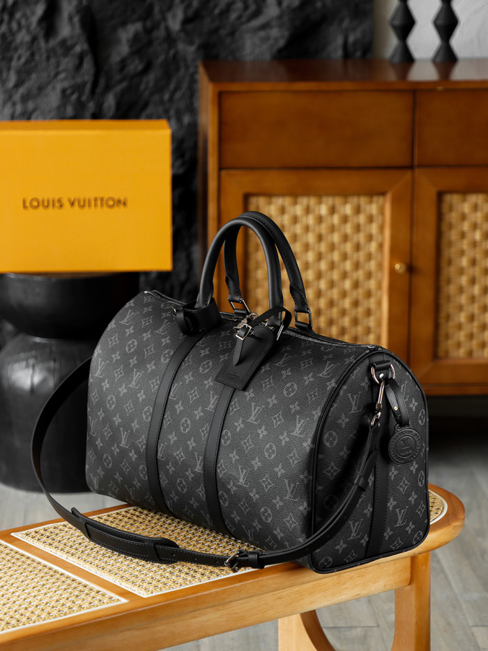 NIGO LOUIS VUITTON Keepall Bandoulière 45 Monogram Eclipse Travel M40569 #nigo335964