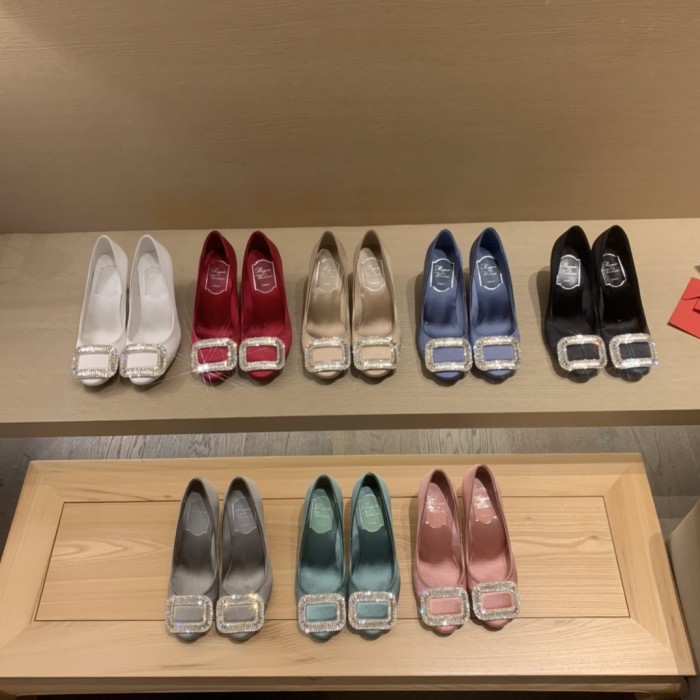 NIGO Roger Vivier Silk 6.5cm High Heels#nigo336056