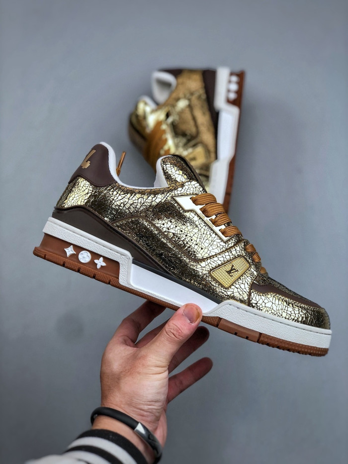 NIGO Louis Vuitton LV Trainer Sneaker Shoes 1AJA00#nigo336026