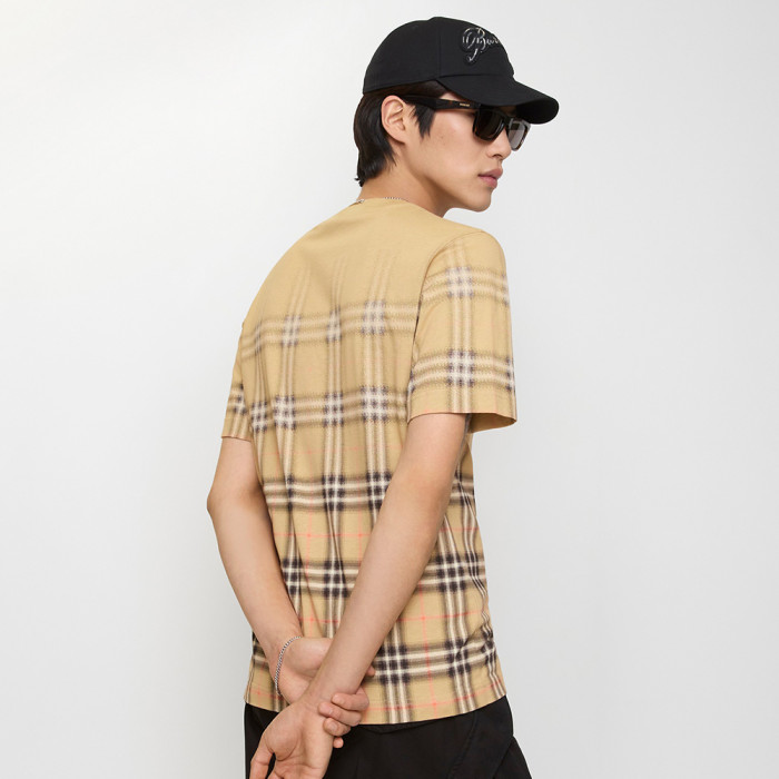 NIGO Burberry Men's Gradient Check Cotton T-shirt #nigo335879