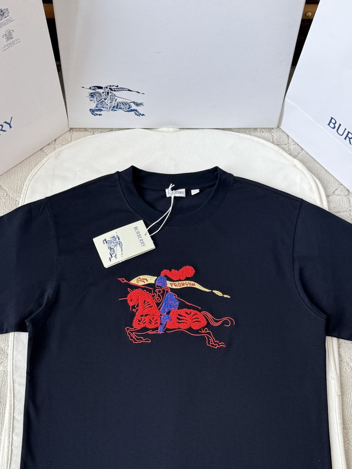 NIGO Burberry EKD Cotton T-shirt Navy #nigo336017