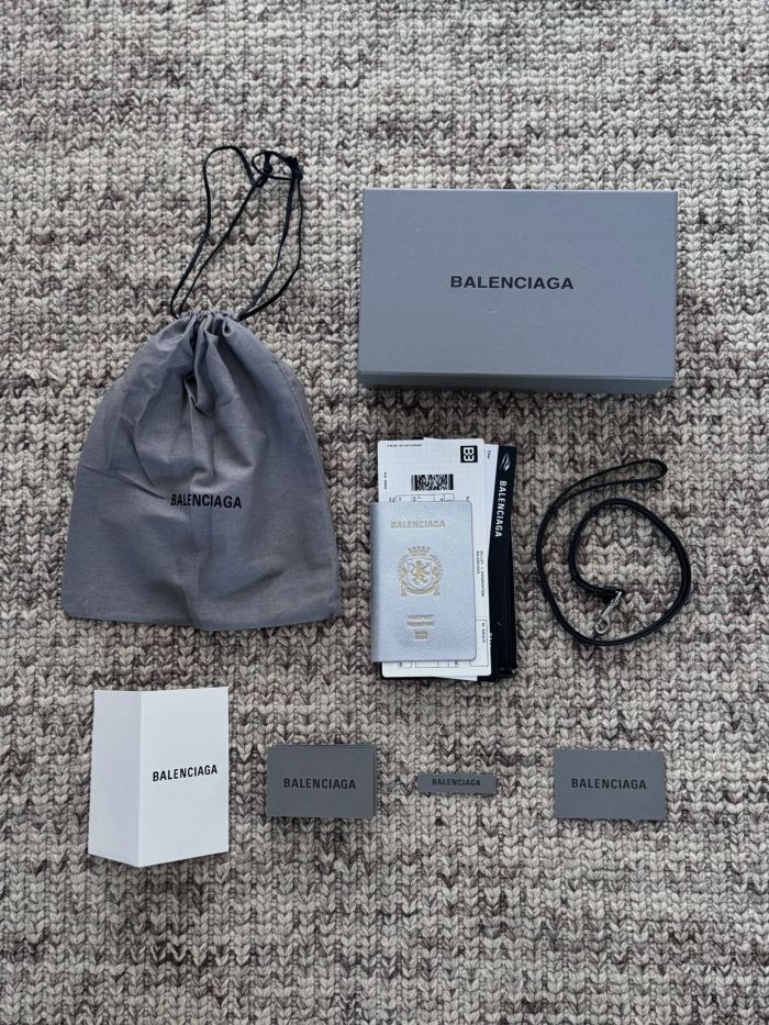 NIGO Balenciaga Men's Passport Long Wallet 1 Ticket in Passport Blue #nigo336008