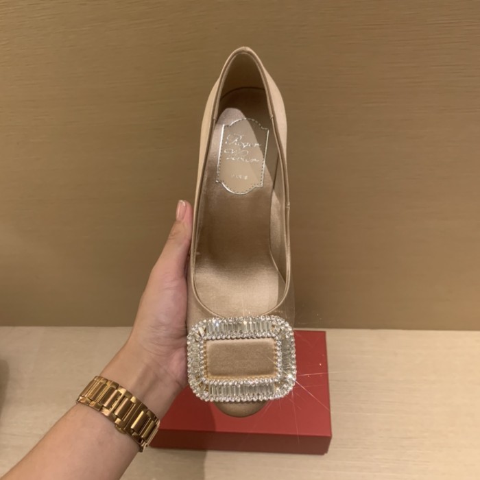 NIGO Roger Vivier Silk 6.5cm High Heels#nigo336056