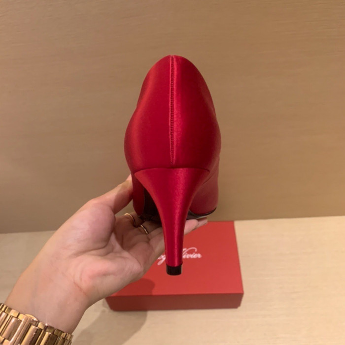NIGO Roger Vivier Silk 6.5cm High Heels#nigo336056