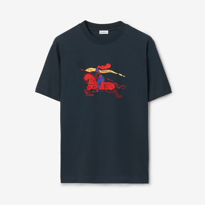 NIGO Burberry EKD Cotton T-shirt Navy #nigo336017