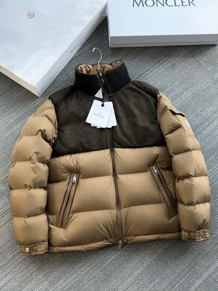 NIGO Moncler Beige Cheverny Suede Short Down Jacket Short Down Jackets #nigo335922