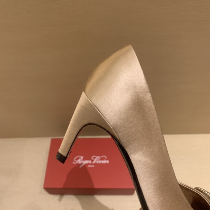 NIGO Roger Vivier Silk 6.5cm High Heels#nigo336056
