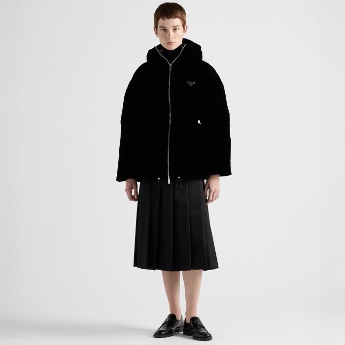 NIGO Prada Puffer Velvet Jacket Black #nigo336012
