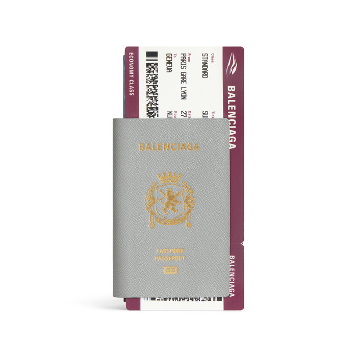 NIGO Balenciaga Men's Passport Long Wallet 1 Ticket in Passport Blue #nigo336008
