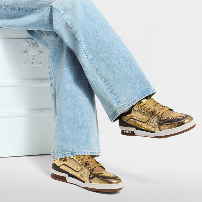 NIGO Louis Vuitton LV Trainer Sneaker Shoes 1AJA00#nigo336026