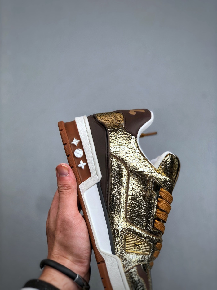 NIGO Louis Vuitton LV Trainer Sneaker Shoes 1AJA00#nigo336026