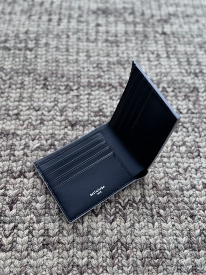 NIGO Balenciaga Men' Passport Square Folded Wallet in Silver #nigo336007