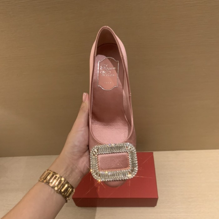NIGO Roger Vivier Silk 6.5cm High Heels#nigo336056