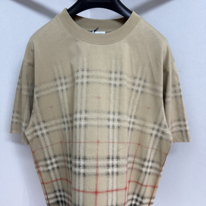 NIGO Burberry Men's Gradient Check Cotton T-shirt #nigo335879