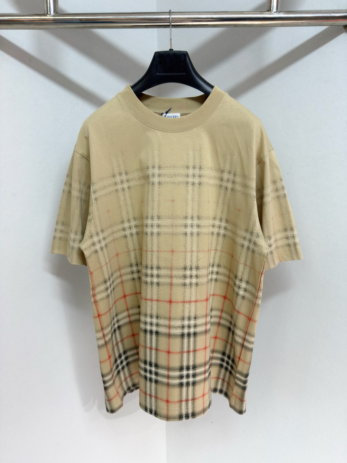 NIGO Burberry Men's Gradient Check Cotton T-shirt #nigo335879