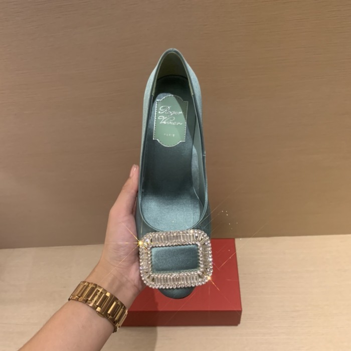 NIGO Roger Vivier Silk 6.5cm High Heels#nigo336056