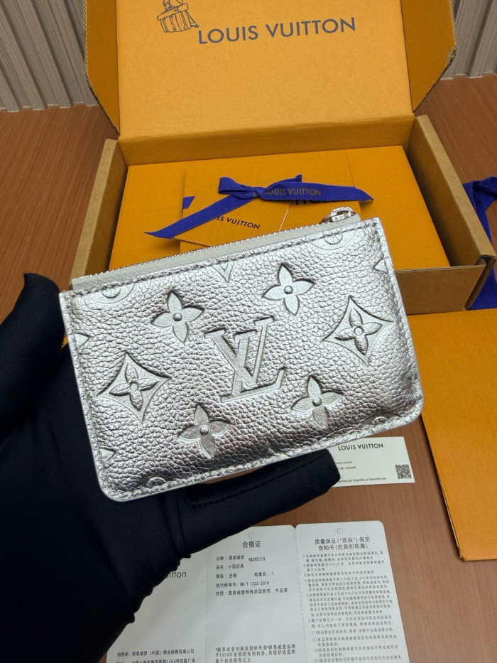 NIGO Louis Vuitton Romy Card Holder Monogram Empreinte Leather Small Leather Goods M26513 M26654 M26655 #nigo336126