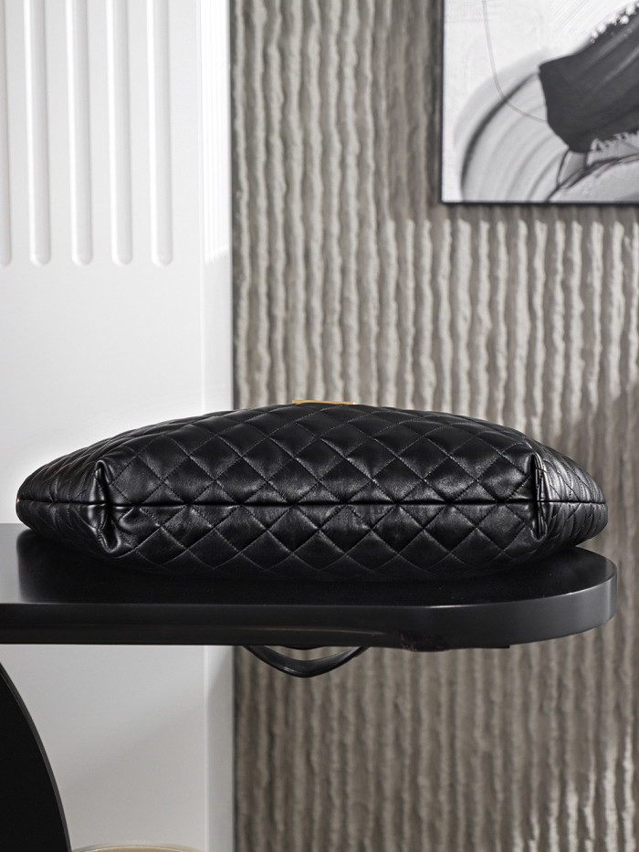 NIGO Saint Laurent ICARE quilted lambskin in Black #nigo336145