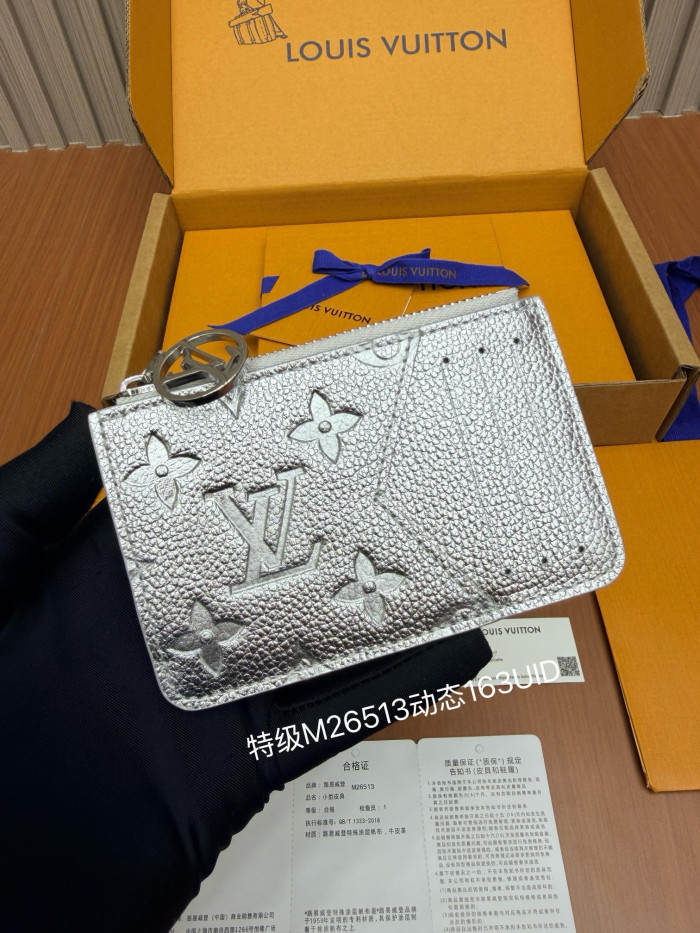 NIGO Louis Vuitton Romy Card Holder Monogram Empreinte Leather Small Leather Goods M26513 M26654 M26655 #nigo336126