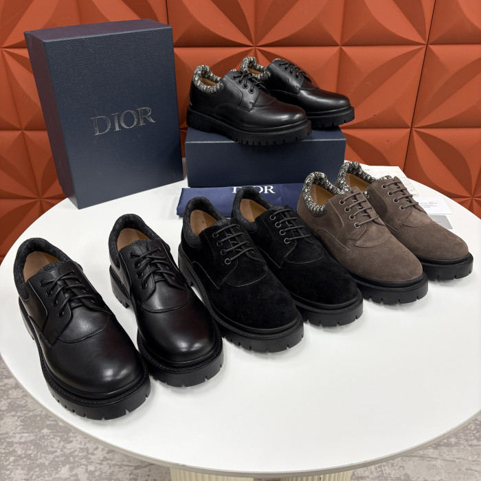 NIGO DIOR Dior Explorer III Derby Shoe Black Smooth Calfskin and Black Dior Oblique Jacquard #nigo336111