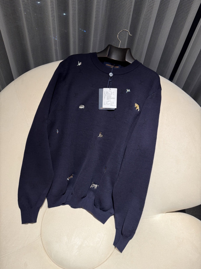 NIGO Louis Vuitton LV Blason Long-Sleeved Crewneck #nigo335724