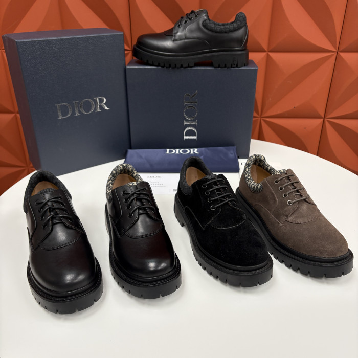 NIGO DIOR Dior Explorer III Derby Shoe Black Smooth Calfskin and Black Dior Oblique Jacquard #nigo336111