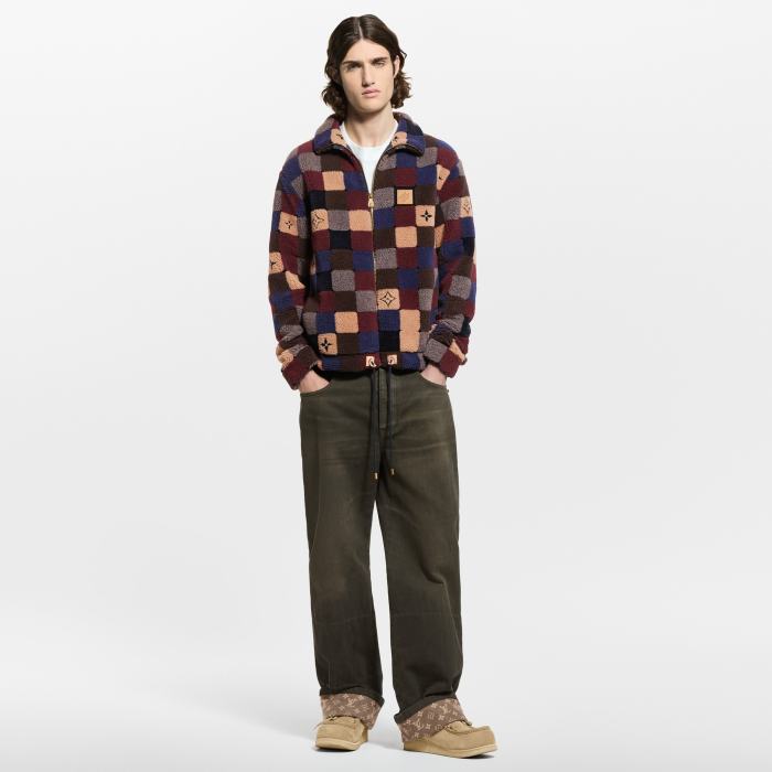 NIGO Louis Vuitton Damier Fleece Blouson #nigo336104