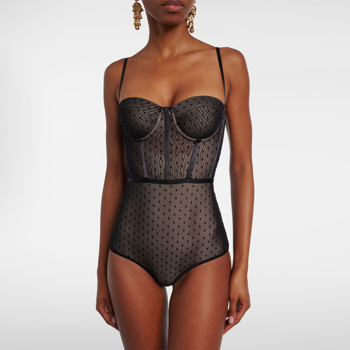 NIGO Zimmermann Dot Bodysuit Black #nigo336152
