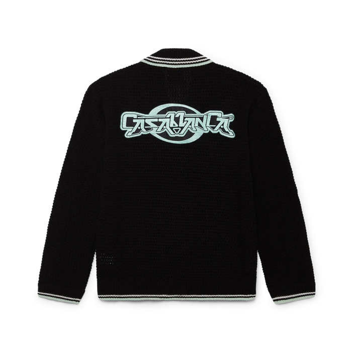 NIGO Casablanca Embroidered Cotton Crochet Long Sleeve Shirt #nigo328140
