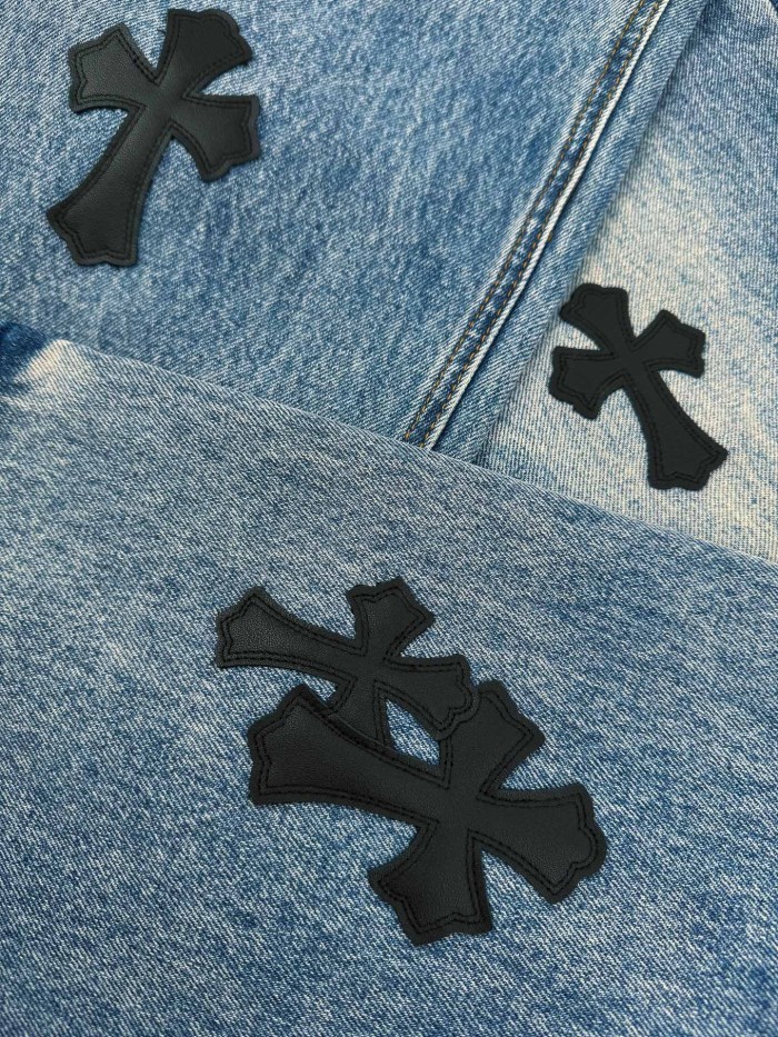NIGO Chrome Hearts Cross Logo Jeans #nigo336107