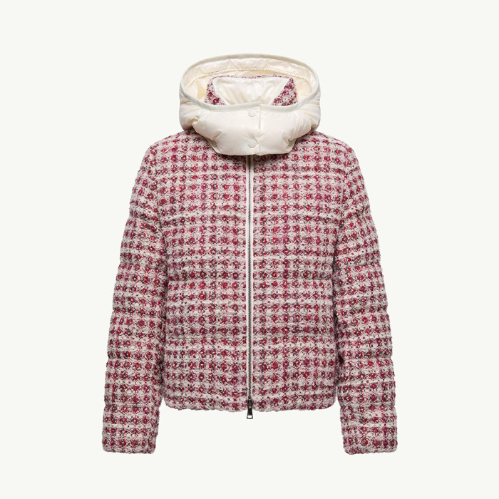 NIGO Moncler Andronne Tweed Hooded Short Down Jacket #nigo336204