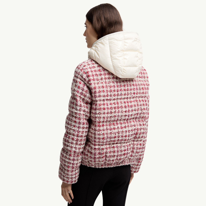 NIGO Moncler Andronne Tweed Hooded Short Down Jacket #nigo336204