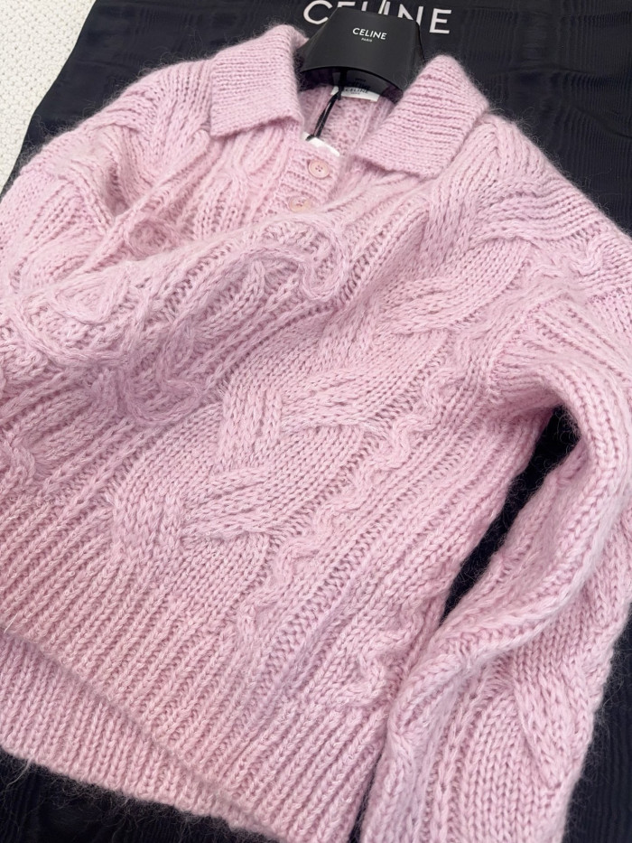 NIGO Celine Sweater Aran Mohair and Wool #nigo336382