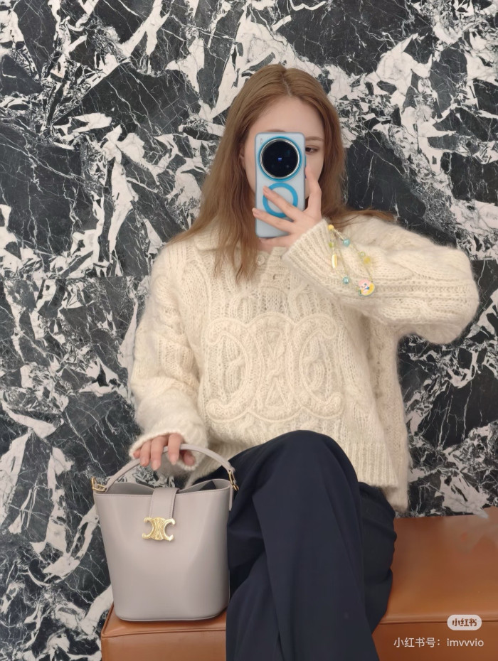 NIGO Celine Sweater Aran Mohair and Wool #nigo336382