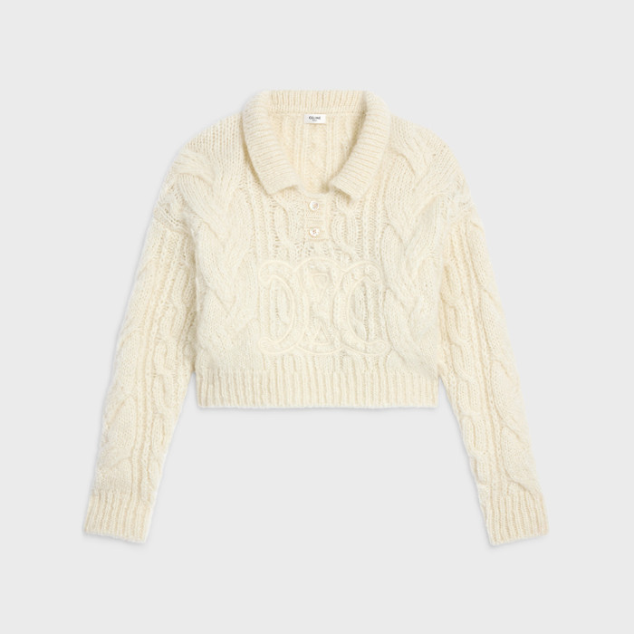 NIGO Celine Sweater Aran Mohair and Wool #nigo336382