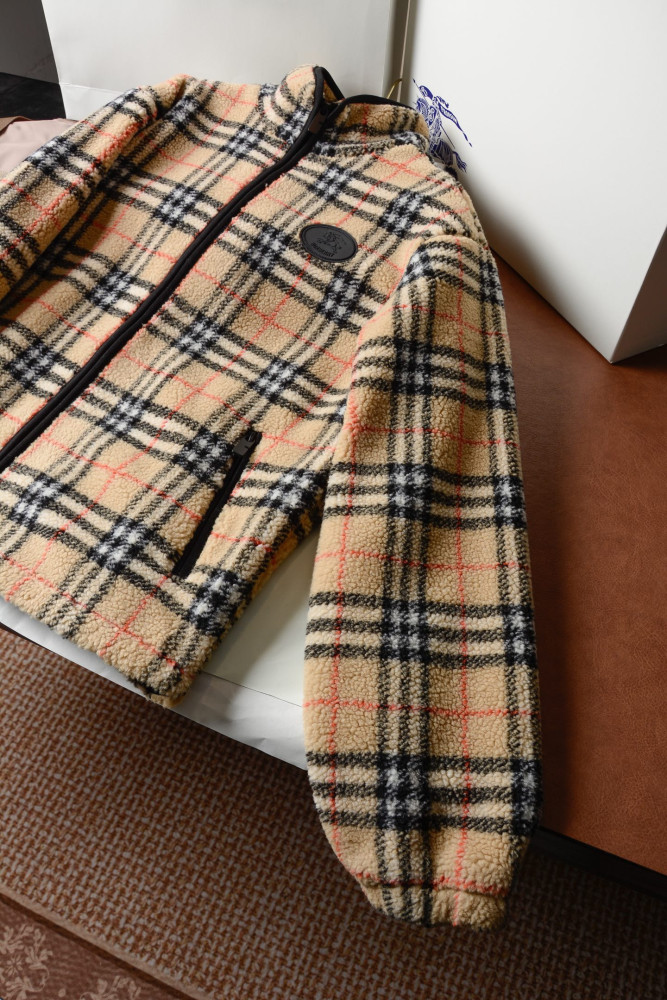 NIGO Burberry Check Wool Cashmere Blend Fleece #nigo336391
