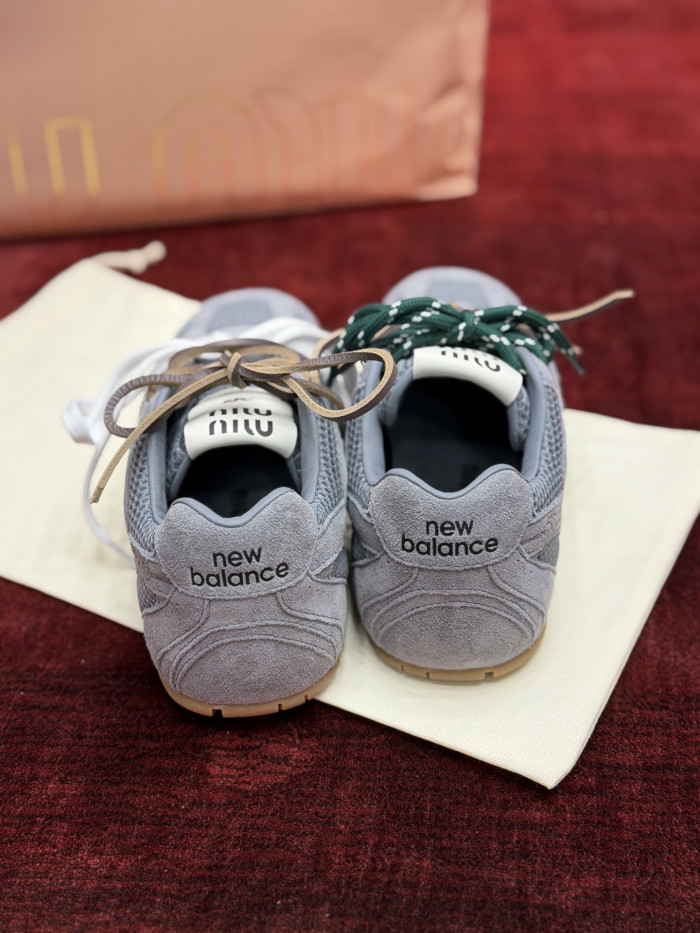 NIGO New Balance X Miu Miu 530 Sl Leather Sneakers #nigo336509