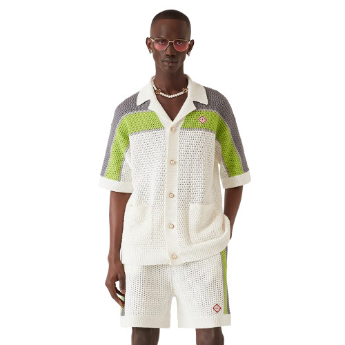 NIGO Casablanca Stripe Crochet Shirt Shorts #nigo336490