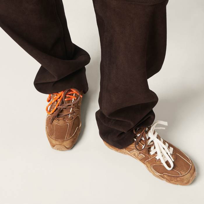NIGO New Balance X Miu Miu 530 Sl Leather Sneakers #nigo336509