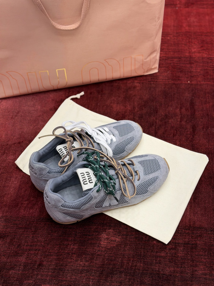 NIGO New Balance X Miu Miu 530 Sl Leather Sneakers #nigo336509