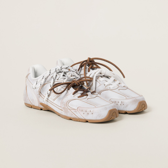 NIGO New Balance X Miu Miu 530 Sl Leather Sneakers #nigo336509