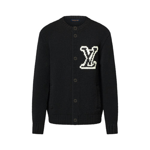 NIGO Louis Vuitton Chunky Intarsia Signature Cardigan #nigo336264