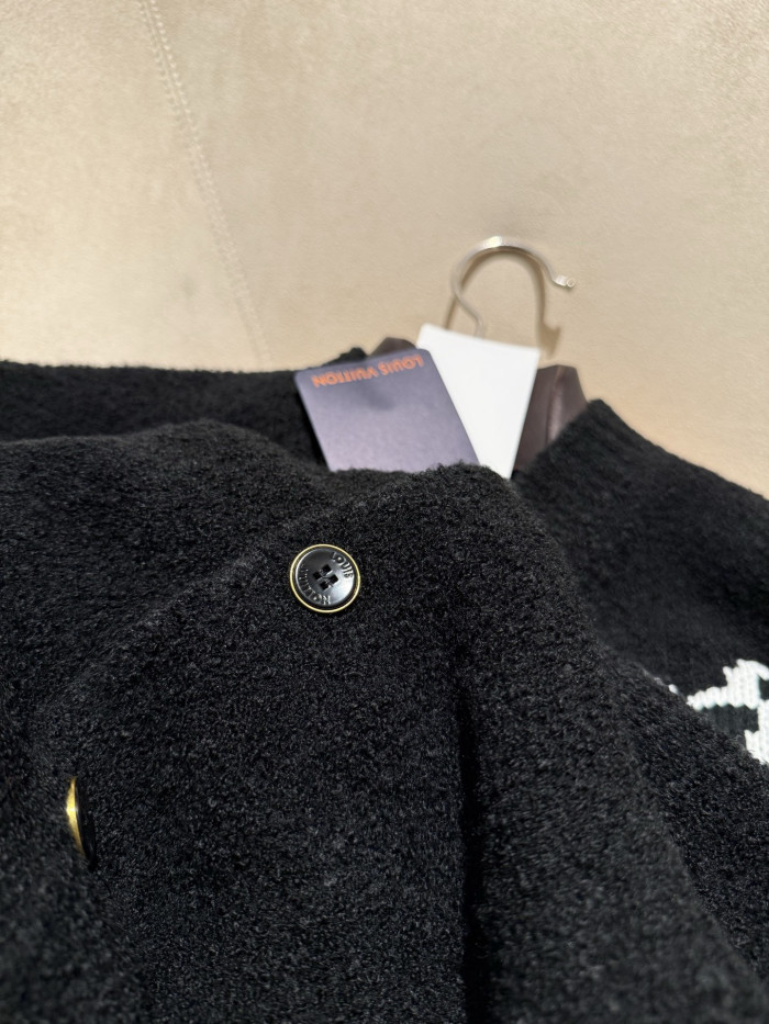 NIGO Louis Vuitton Chunky Intarsia Signature Cardigan #nigo336264