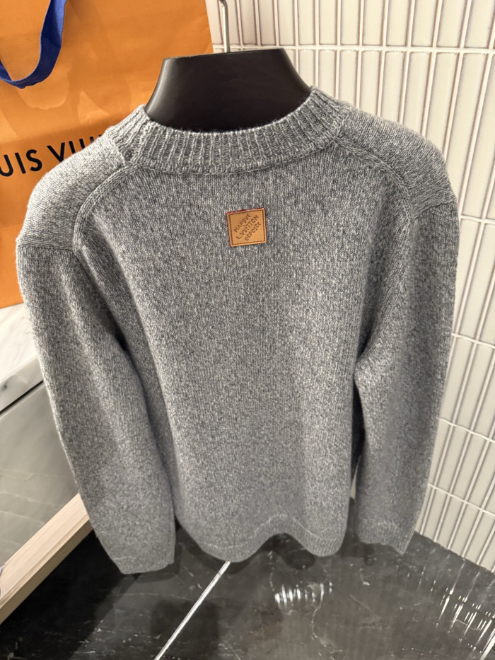 NIGO Louis Vuitton Chunky Wool-Cashmere Crewneck #nigo336563