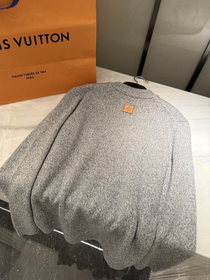 NIGO Louis Vuitton Chunky Wool-Cashmere Crewneck #nigo336563