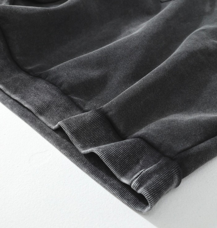 NIGO Acne Studios Hooded Sweater logo patch Faded Black #nigo336605