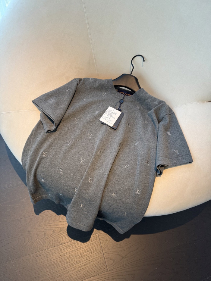 NIGO Louis Vuitton LV Blason Embroidered Short-Sleeved Crewneck #nigo335682