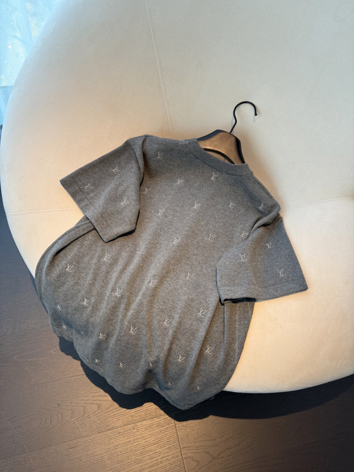 NIGO Louis Vuitton LV Blason Embroidered Short-Sleeved Crewneck #nigo335682