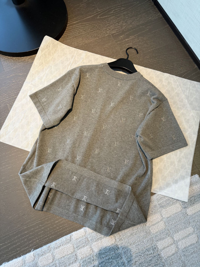 NIGO Louis Vuitton LV Blason Embroidered Short-Sleeved Crewneck #nigo335682